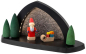 Preview: LED Gesteinsbogen anthrazit-Weihnachtsmotiv farbig